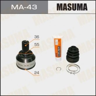 ШРУС наружный Mazda 3 (03-06) (нар:36/вн:24) MASUMA MA43 (фото 1)