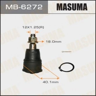 Опора кульова нижня Honda CR-V, FR-V (-08) MASUMA MB6272 (фото 1)