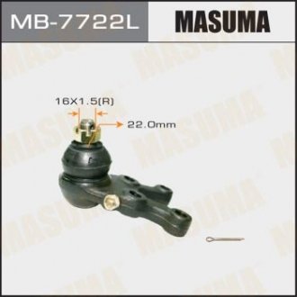 Опора шаровая передн нижн левая MITSUBISHI L200 MASUMA MB7722L (фото 1)