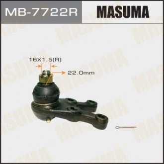 Опора кульова передня нижня права MITSUBISHI L200 MASUMA MB7722R
