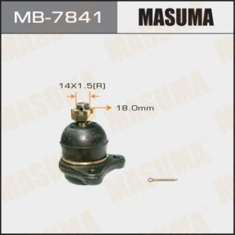 Опора кульова переднього верхнього важеля Mitsubishi L200 (05-16), Pajero (00-), Pajero Sport (08-15) MASUMA MB7841