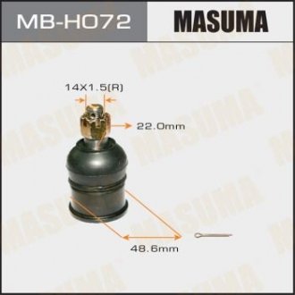 Опора кульова нижня Honda Accord (08-), Crosstour (10-15) MASUMA MBH072