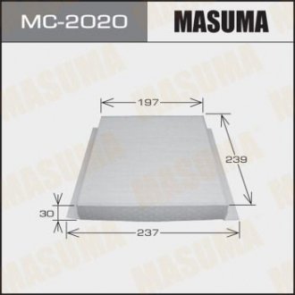 Фільтр салону HONDA CIVIC IX (12-17) MASUMA MC2020 (фото 1)