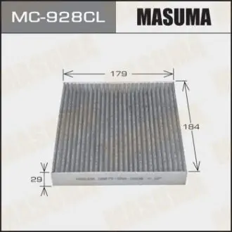 Фільтр салону AC-805 вугільний MASUMA MC928CL