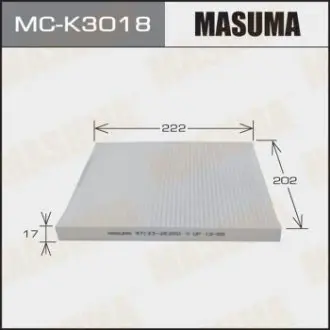 Фильтр салона AC-003 HYUNDAI/ TUCSON/ V2000 V2700 04-06 MASUMA MCK3018