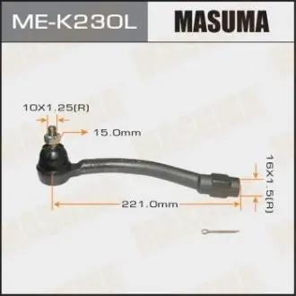 Наконечник кермовий лівий HYUNDAI, KIA/ I30, CEED 12- MASUMA MEK230L