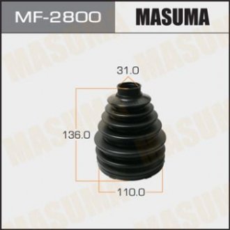 Пыльник ШРУСа MF-2800 (пластик) + спецхомут MASUMA MF2800