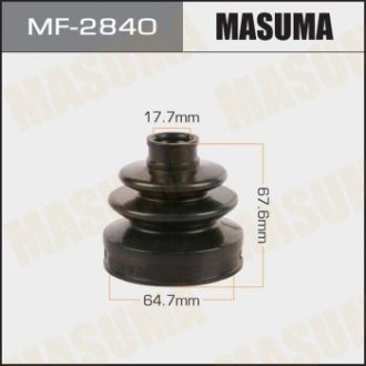 Пильовик ШРУСа заднього зовнішній Infinity QX50 (17-)/ Nissan Qashqai (06-), Rogue (14-), X-Trail (01-) MASUMA MF2840