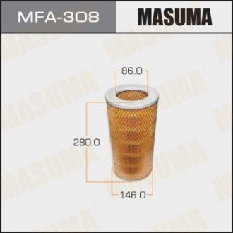 Фільтр повітряний A-185 MASUMA MFA308 (фото 1)