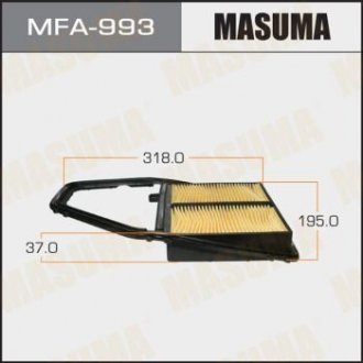 Фільтр повітряний HONDA FR-V (BE) 1.7 (BE1) (04-09) MASUMA MFA993 (фото 1)