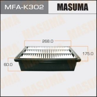 Фільтр повітряний A0458 HYUNDAI/ SANTA FE/ V2000 V2700 05- MASUMA MFAK302