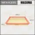 Фільтр повітряний A0244 KIA/ MAGENTIS/ V2000 V2700 05- MASUMA MFAK335 (фото 1)