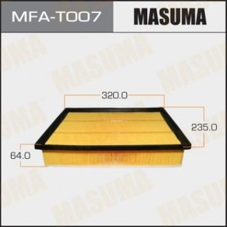Фільтр повітряний MASUMA MFAT007