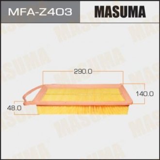 Фільтр повітряний MAZDA/ MAZDA2 MASUMA MFAZ403