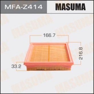 Фільтр повітряний A4501 MAZDA/ MAZDA2 03- MASUMA MFAZ414 (фото 1)