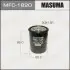 Фільтр масляний Honda Accord (03-12; 17-), Civic (02-10), CR-V (03-), Fit (04-), Pilot (09-15) MASUMA MFC1820 (фото 1)