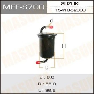Фильтр топливный Suzuki Grand Vitar 2.7 (-09) MASUMA MFFS700