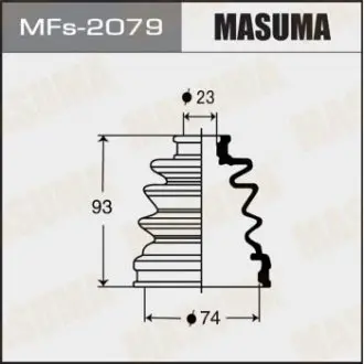 Пильник ШРУСа MASUMA MFs2079