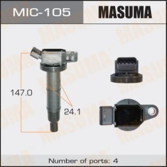 Котушка запалювання Toyota Camry, RAV 4 2.0, 2.4 (-11) MASUMA MIC105 (фото 1)