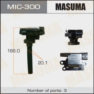 Котушка запалювання Mitsubishi Lancer 1.6 (-13) MASUMA MIC300