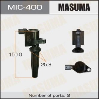 Котушка запалювання MAZDA 3 / LF-DE, L3-VE, L3-DE MASUMA MIC400