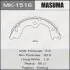 Колодка гальмівна гальма стоянки Infinity G37 (07-14), M35 (06-10), QX50 (08-15) MASUMA MK1516 (фото 1)