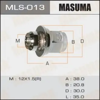 Гайка колеса Mitsubishi/ Toyota MASUMA MLS013