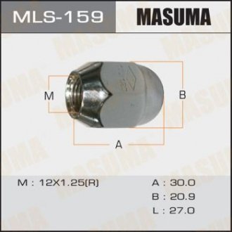 Гайка колеса Nissan (M12x1,25) MASUMA MLS159 (фото 1)
