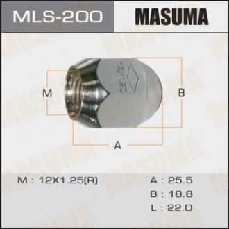 Гайка колеса MASUMA MLS200