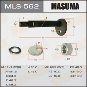 Болт розвальний Mitsubishi L300, Pajero MASUMA MLS562
