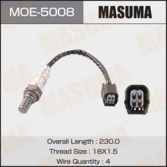 Датчик кисню (лямбда-зонд) нижній Honda Accord 2.4 (07-12) MASUMA MOE5008