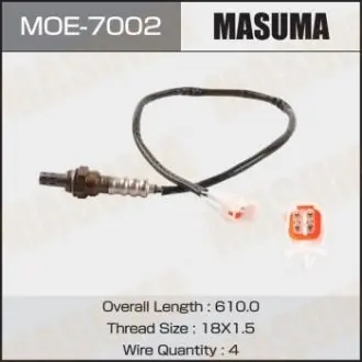 Датчик кислорода (лямбда-зонд) Suzuki Grand Vitara, SX4 2.0 (-16) MASUMA MOE7002