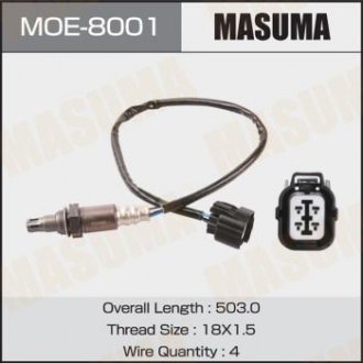 Датчик кисню (лямбда-зонд) Subaru Legacy, Outback 2.5 (09-14) MASUMA MOE8001