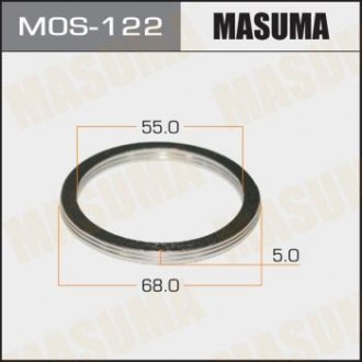 Кільце графітове глушника MASUMA MOS122