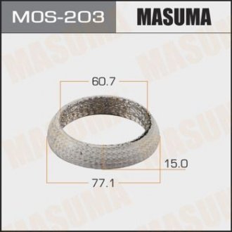 Кільце глушника (60.7x77.1x15) MASUMA MOS203