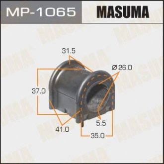 Втулка стабілізатора переднього Lexus RX 350 (08-15)/Toyota Highlander (10-) (Кратно 2 шт) MASUMA MP1065 (фото 1)