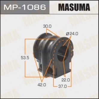 Втулка стабілізатора переднього Nissan Murano (12-16), Teana (08-12) (Кратно 2 шт) MASUMA MP1086 (фото 1)