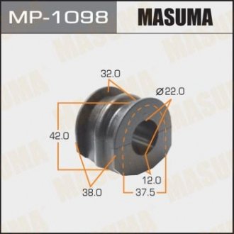 Втулка стабілізатора заднього Infinity M35 (04-08)/ Nissan Juke (10-) (Кратно 2 шт) MASUMA MP1098 (фото 1)