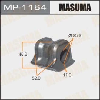 Втулка стійки стабілізатора передня ліва MAZDA 6 (GJ, GH) 2.0 (13-18)/TOYOTA AUR MASUMA MP1164 (фото 1)
