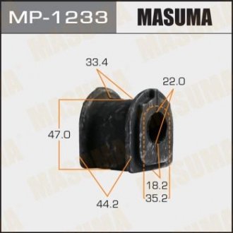 Втулка стабілізатора заднього Lexus RX 350 (08-15) (Кратно 2 шт) MASUMA MP1233