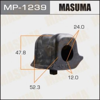 Втулка стабилизатора переднего правая Lexus NX 200, NX 300 (14-) MASUMA MP1239 (фото 1)