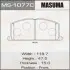 Колодка тормозная MASUMA MS1077 (фото 1)