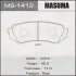 Колодка гальмівна задня TOYOTA LAND_CRUISER 200 MASUMA MS1412 (фото 1)