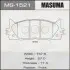 Колодка гальмівна передня Toyota Camry (06-) MASUMA MS1521 (фото 1)