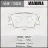 Колодка гальмівна задня Toyota Camry (06-), RAV 4 (05-) MASUMA MS1522 (фото 1)
