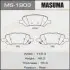 Колодка гальмівна задня Toyota Venza (09-16) MASUMA MS1903 (фото 1)