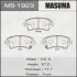 Колодки тормозные передн TOYOTA YARIS, TOYOTA COROLLA (06-14) MASUMA MS1923 (фото 1)