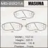 Колодка гальмівна передня Nissan Juke (10-), Primera (01-05), Teana (03-14), Tida (07-)/ Suzuki SX 4 (06-14) MASUMA MS2201 (фото 1)