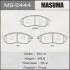 Колодка гальмівна передня Infiniti FX 35 (05-10)/ Nissan Murano (04-16), Pathfinder (05-14)/ Renault Koleos (08-) MASUMA MS2444 (фото 1)