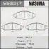 Колодки гальмівні передні NISSAN PATHFINDER IV (R52) 2.5 dCi 4WD (12-17) MASUMA MS2517 (фото 1)